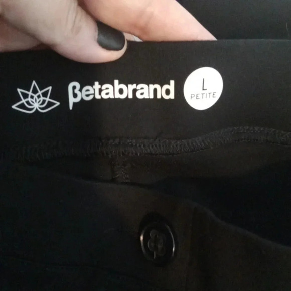 Betabrand  classic yoga pants office professional women's size large Petite - Picture 5 of 7